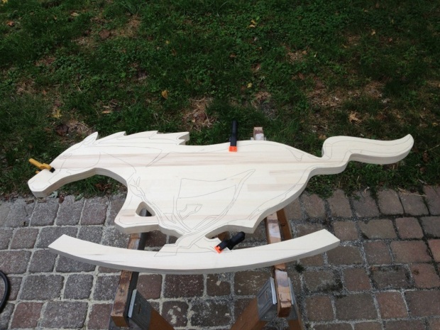wood projects rocking horse